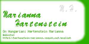 marianna hartenstein business card